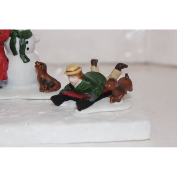 Dept 56 Heritage Village - Snow Children, Set of 3 - Picture 6 of 8